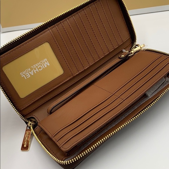 MICHAEL KORS Jet Set Travel Continental Wallet Wristlet NWT - Picture 9 of 11